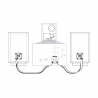 Klipsch ProMedia Heritage 2.1, aktivt högtalarsystem med Bluetooth valnöt  Klipsch ProMedia Heritage 2.1, aktivt högtalarsystem med Bluetooth valnöt