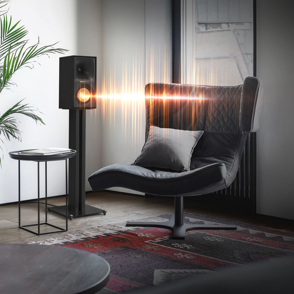 Klipsch KS-28 högtalarstativ med spikes, svart par