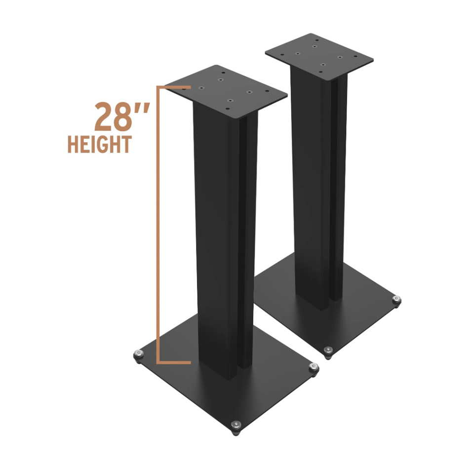 Klipsch KS-28 högtalarstativ med spikes, svart par