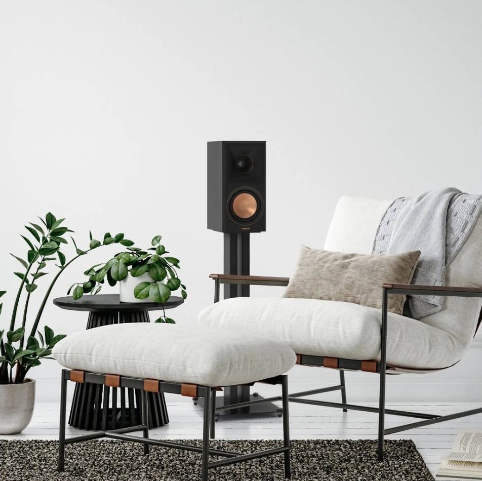 Klipsch KS-28 högtalarstativ med spikes, svart par