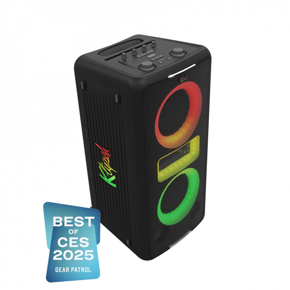 Klipsch New York, bärbar partyhögtalare med Bluetooth & mikrofon