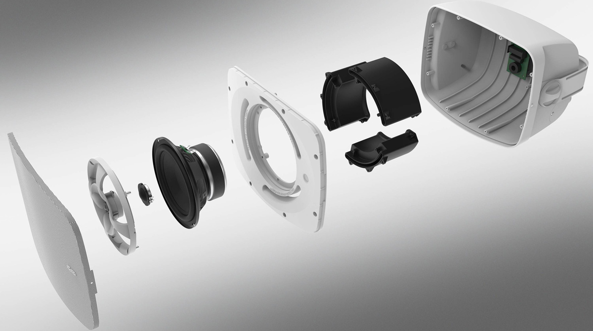 Klipsch PSM-800-T vädertålig högtalare 100V-kompatibel, vit styck