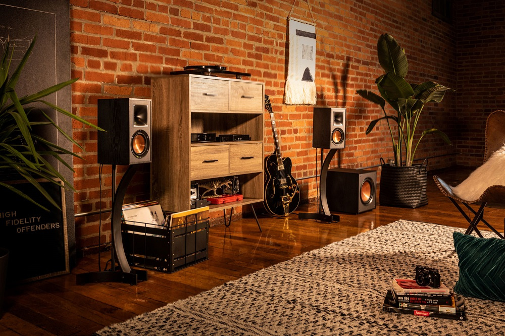 Klipsch R-100SW aktiv subwoofer, svart