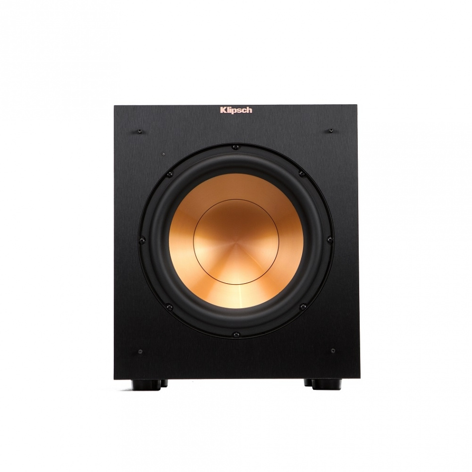 Klipsch R-10SW, aktiv subwoofer svart