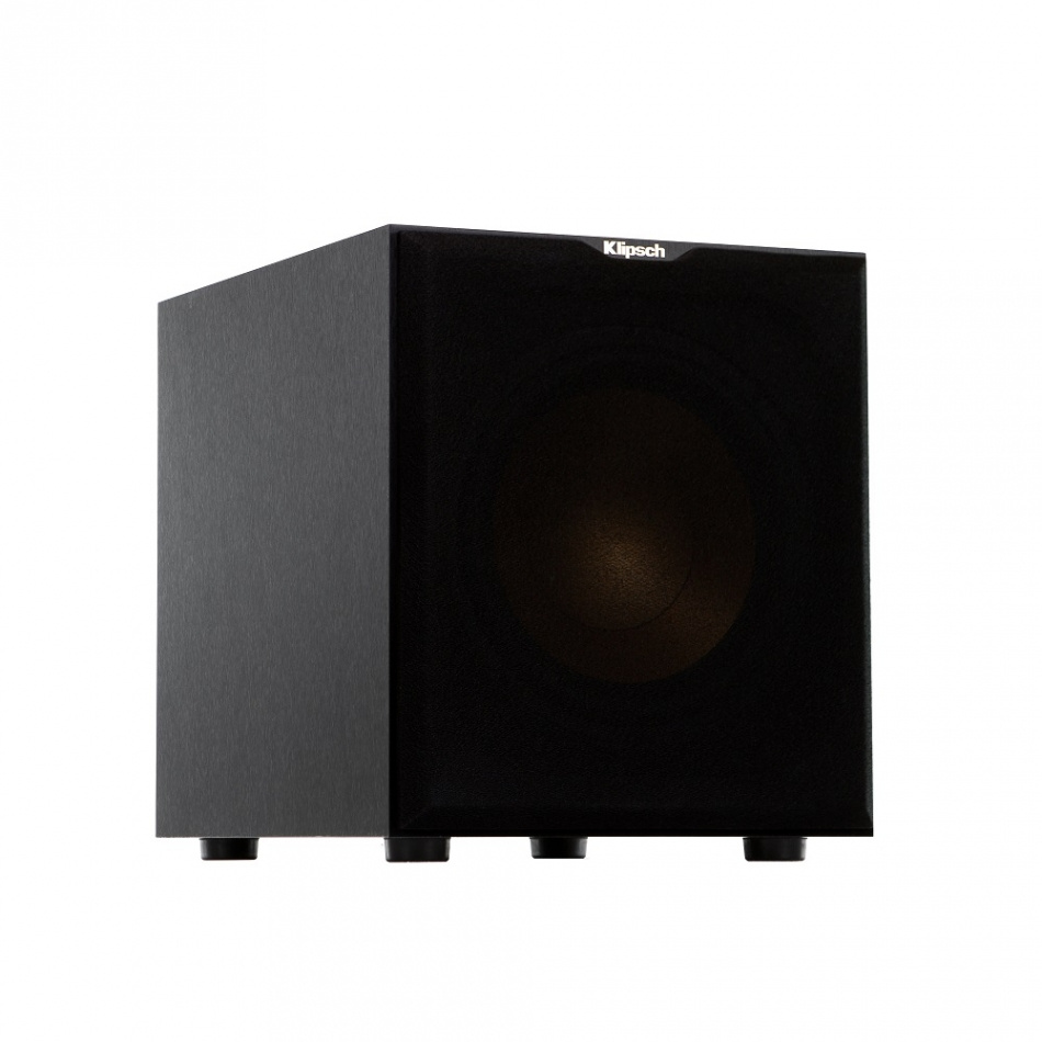Klipsch R-10SW, aktiv subwoofer svart