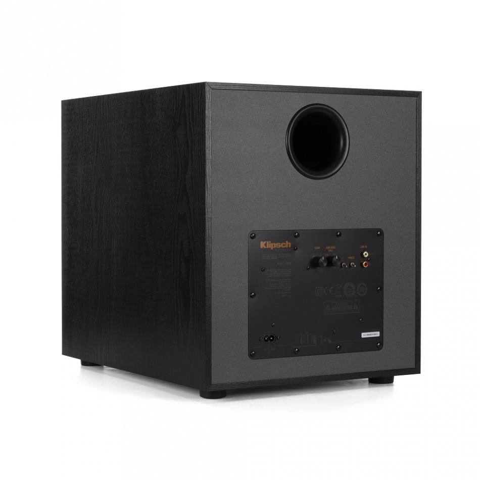 Klipsch R-120SW aktiv subwoofer, svart