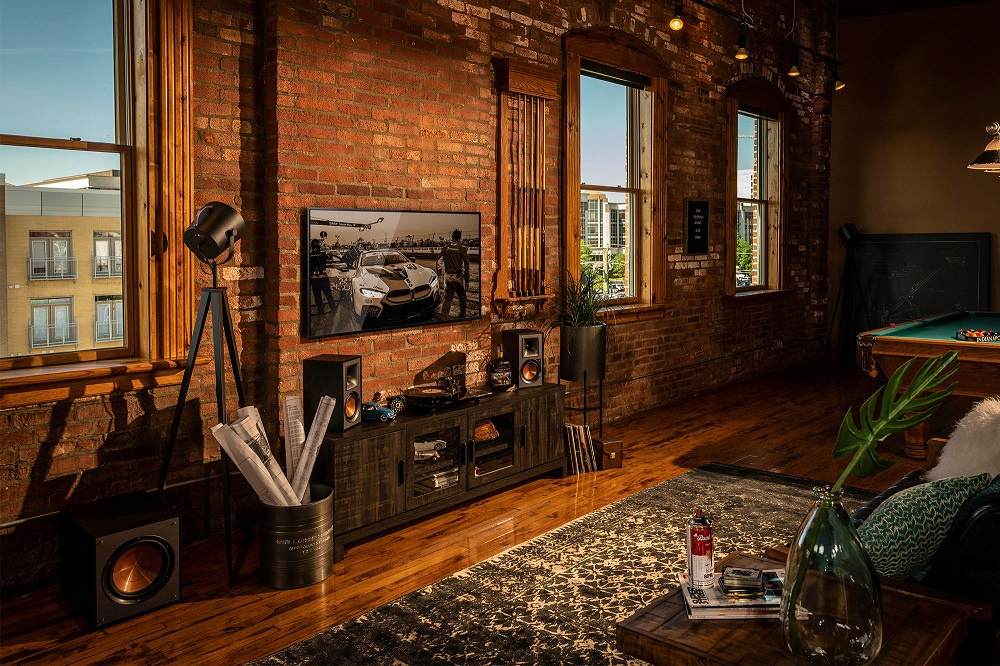 Klipsch R-120SW aktiv subwoofer, svart