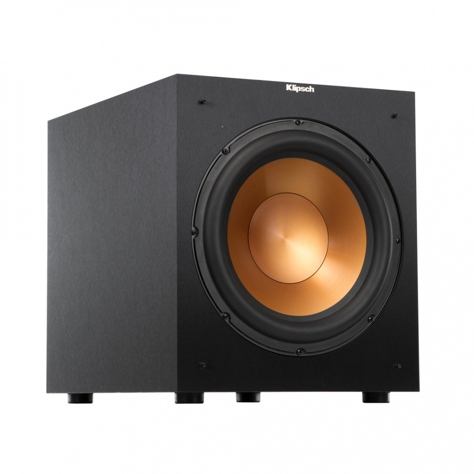 Klipsch R-12SW, aktiv subwoofer svart