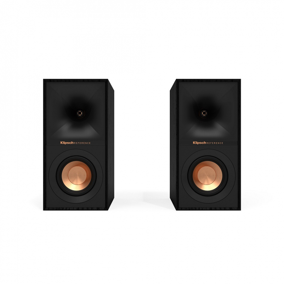 Klipsch R-40M hornladdade stativhögtalare, svart par