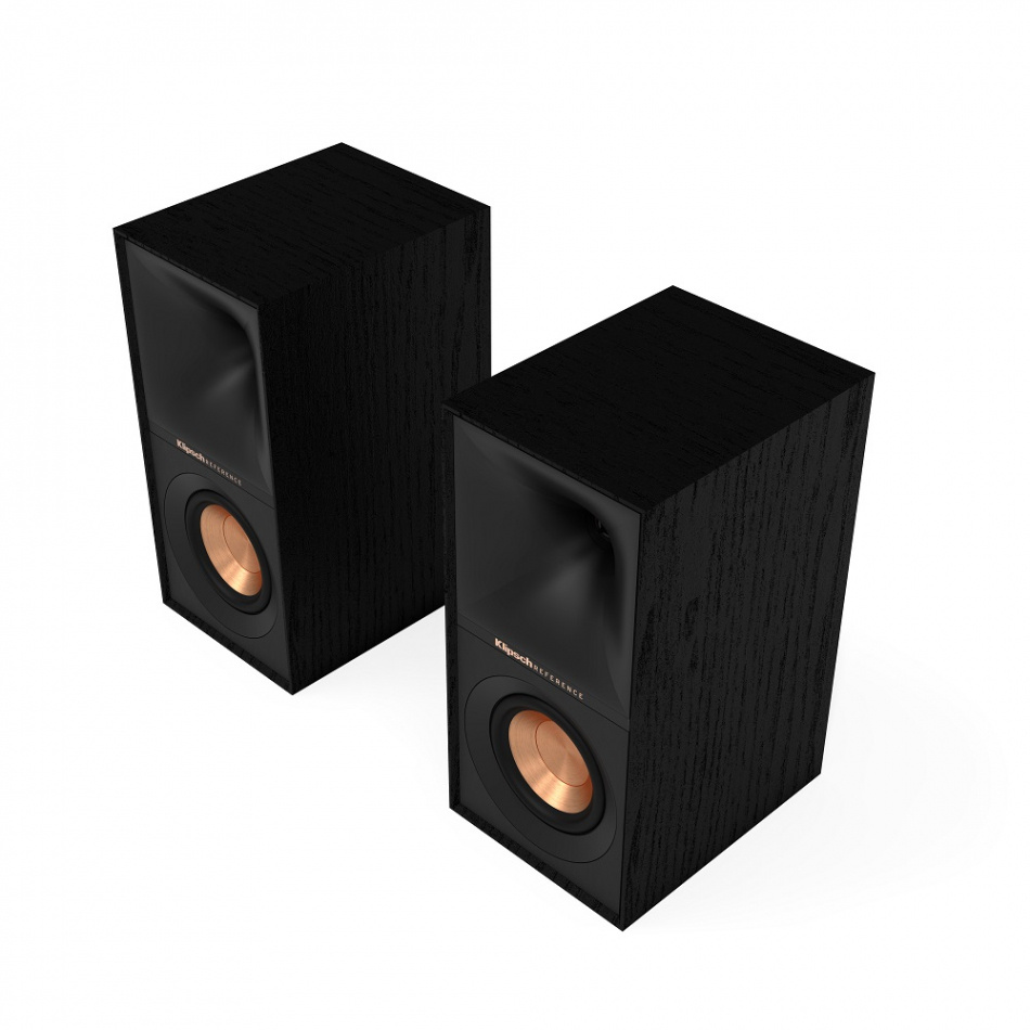 Klipsch R-40M hornladdade stativhögtalare, svart par