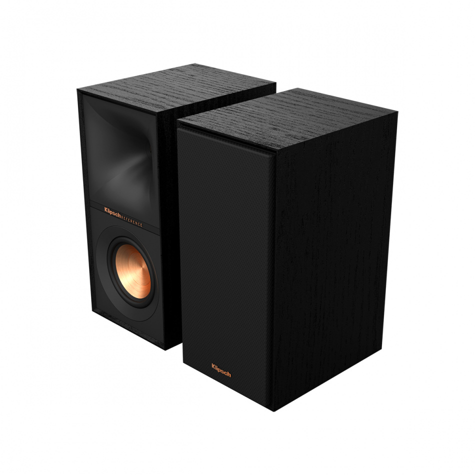 Klipsch R-40PM aktiva högtalare med Bluetooth, RIAA-steg & DAC, svart par