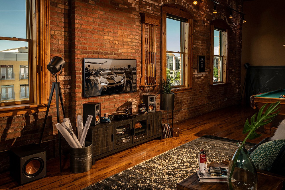 Klipsch R-41PM aktiva högtalare med Bluetooth, RIAA-steg & DAC, svart par