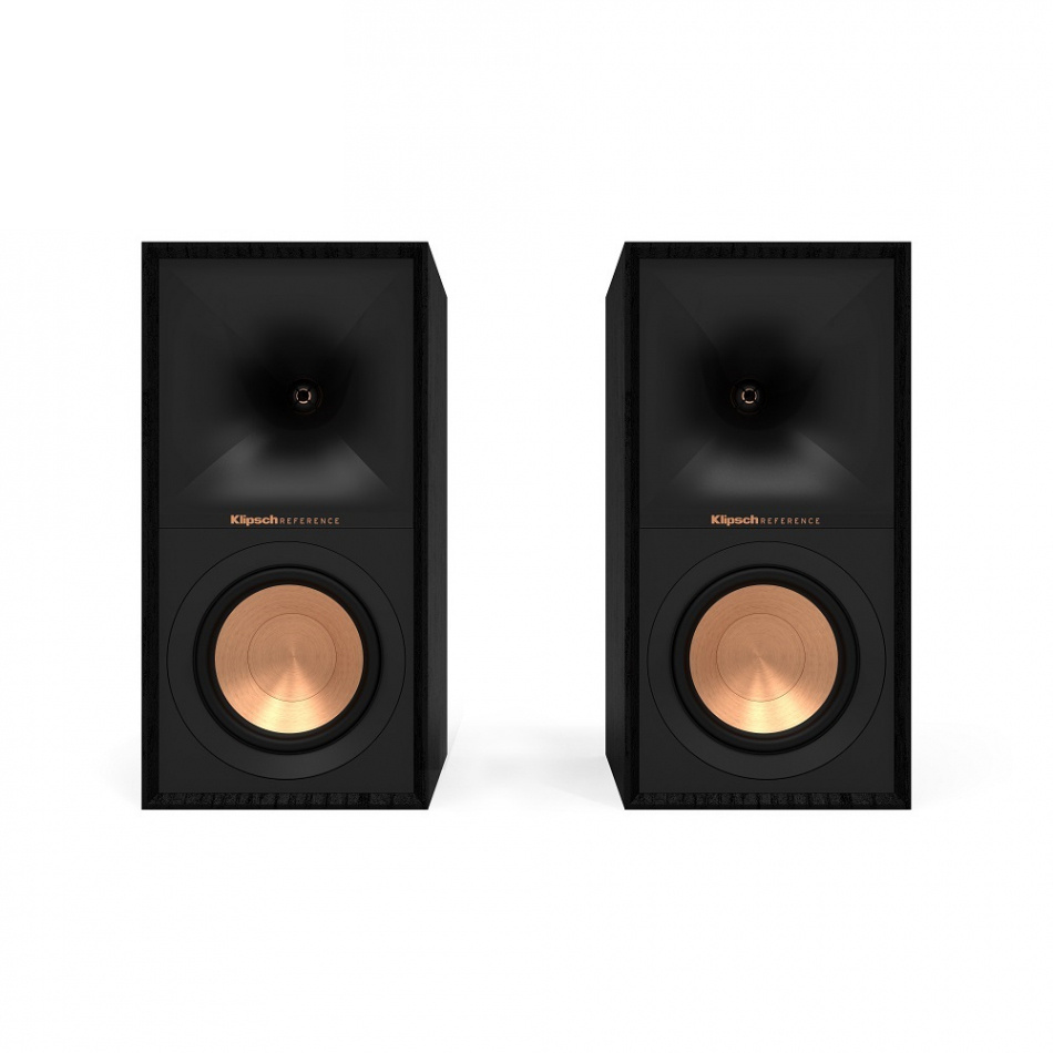 Klipsch R-50M hornladdade stativhögtalare, svart par Returexemplar