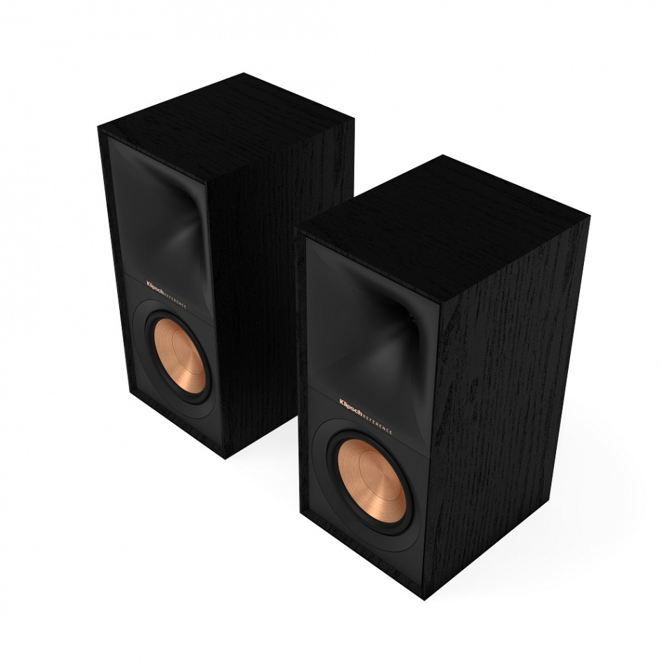 Klipsch R-50M hornladdade stativhögtalare, svart par Returexemplar