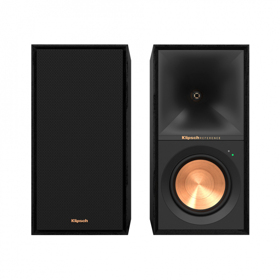 Klipsch R-50PM aktiva högtalare med Bluetooth, RIAA-steg & DAC, svart par