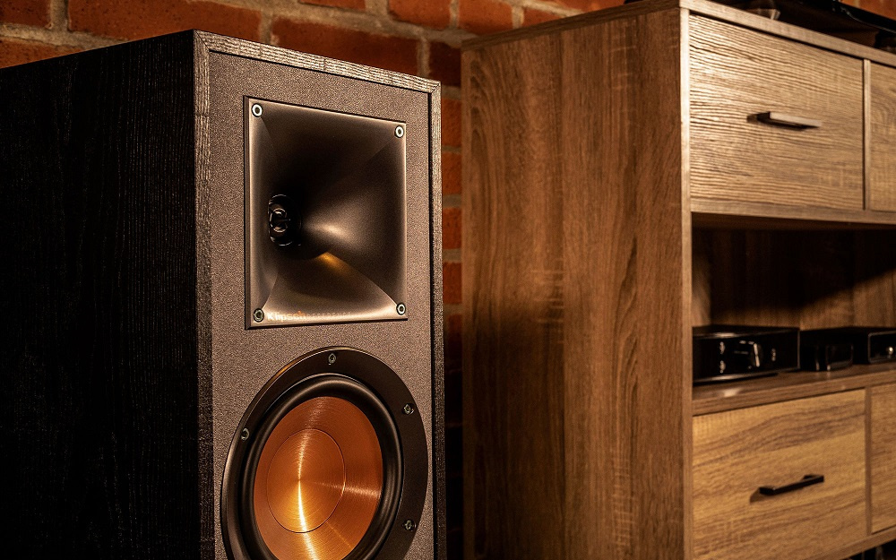 Klipsch R-51M stativhögtalare, svart par