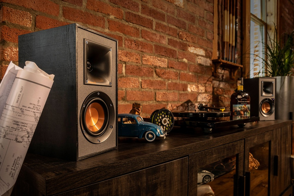 Klipsch R-51PM aktiva högtalare med Bluetooth, RIAA-steg & DAC, svart par