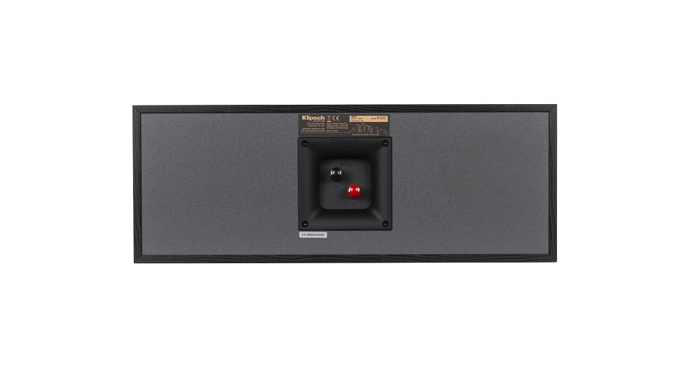 Klipsch R-52C centerhögtalare, svart