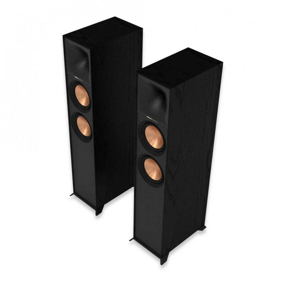 Klipsch R-600F hornladdade golvhögtalare, svart par