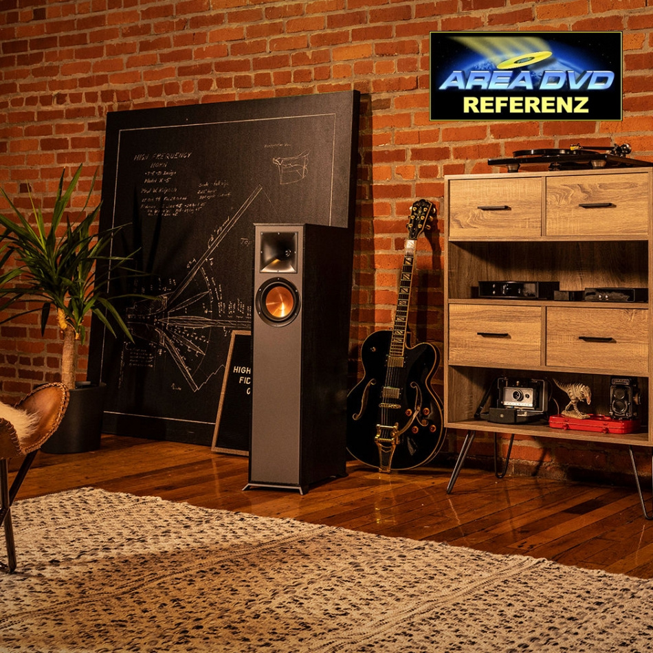 Klipsch R-610F golvhögtalare, svart par