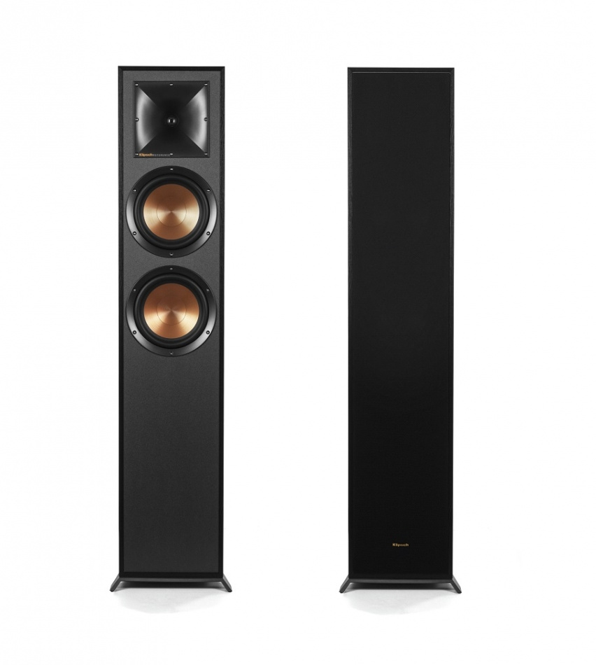 Klipsch R-620F golvhögtalare, svart par UTFÖRSÄLJNING