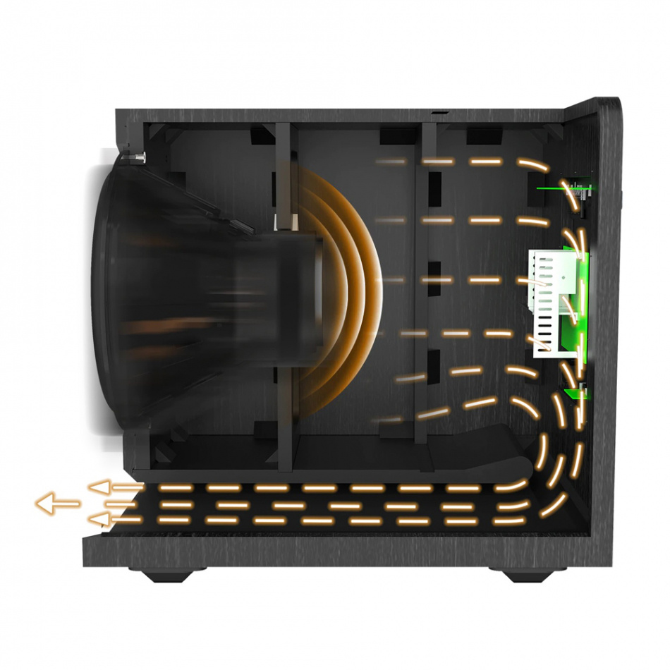 Klipsch RP-1400SW aktiv subwoofer med trådlös möjlighet, svart