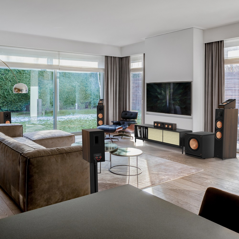 Klipsch RP-1400SW aktiv subwoofer med trådlös möjlighet, svart