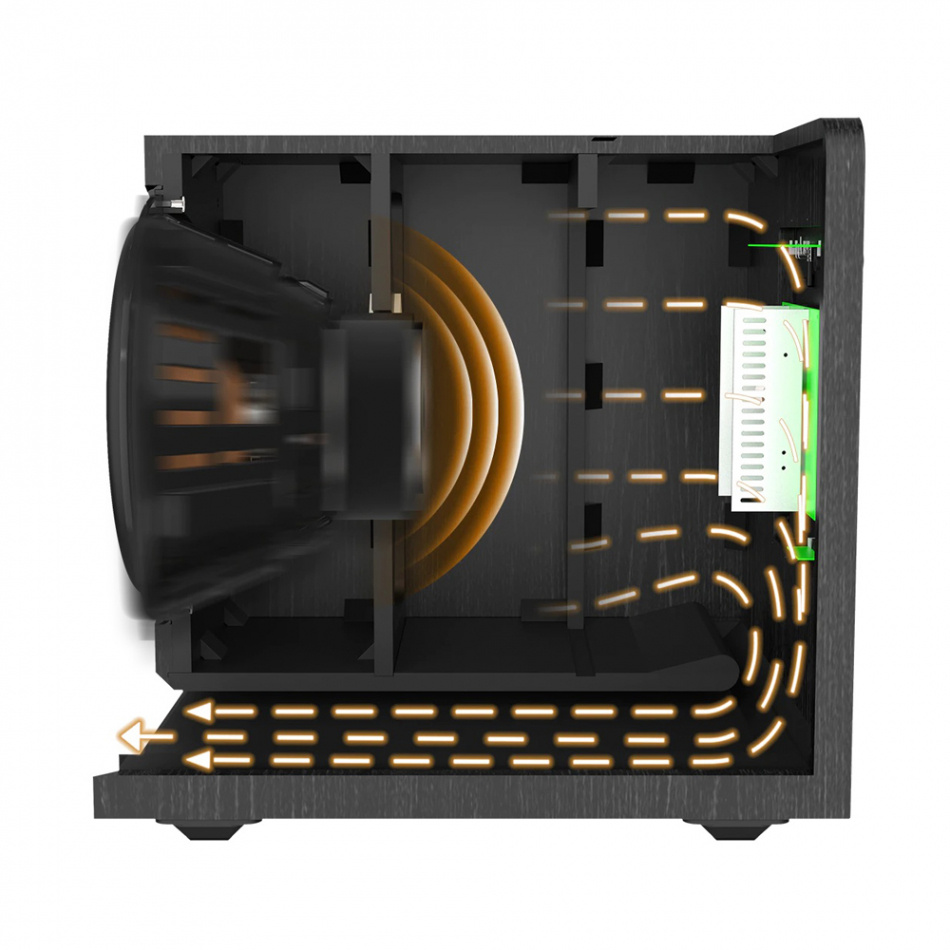 Klipsch RP-1600SW aktiv subwoofer med trådlös möjlighet, svart