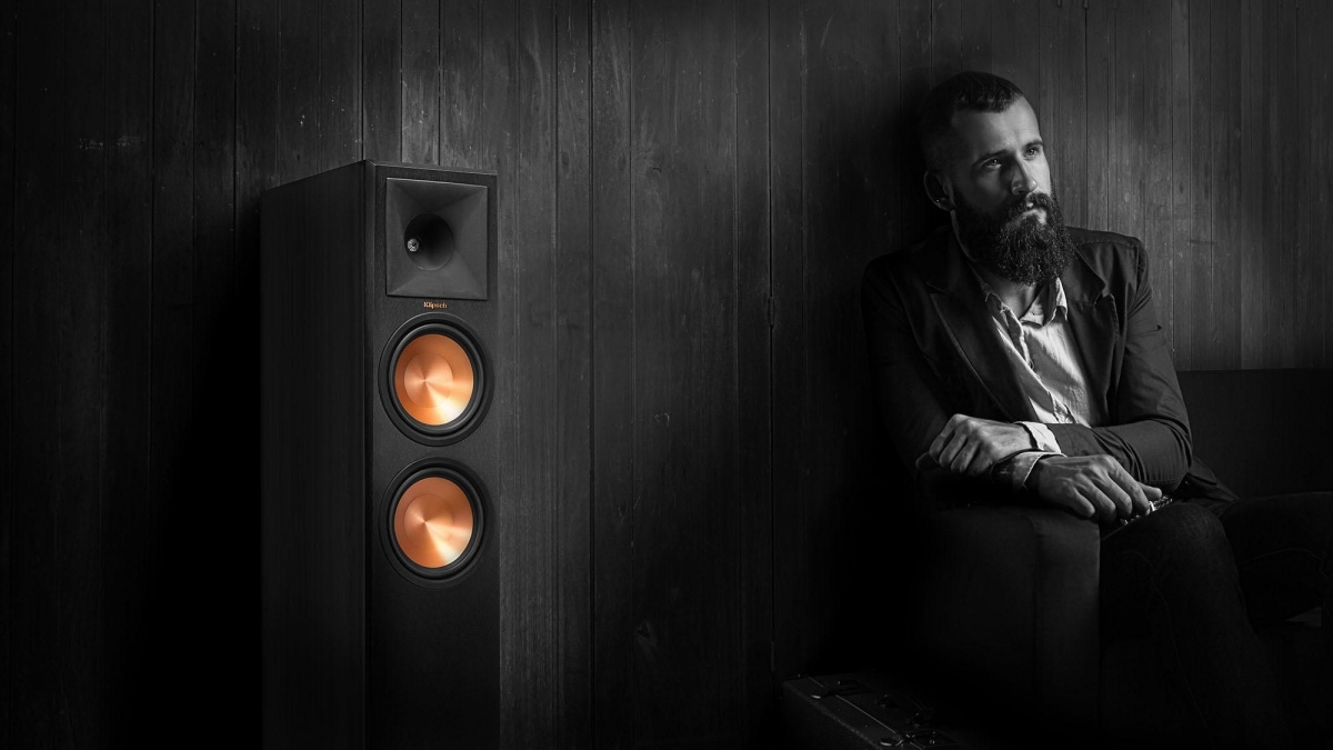 Klipsch RP-280F golvhögtalare, svart par