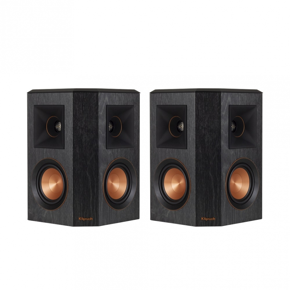 Klipsch RP-402S surroundhögtalare, svart par