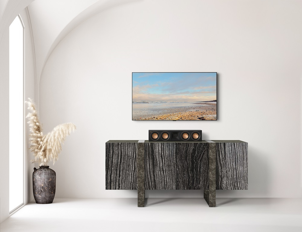 Klipsch RP-404C II hornladdad centerhögtalare, svart