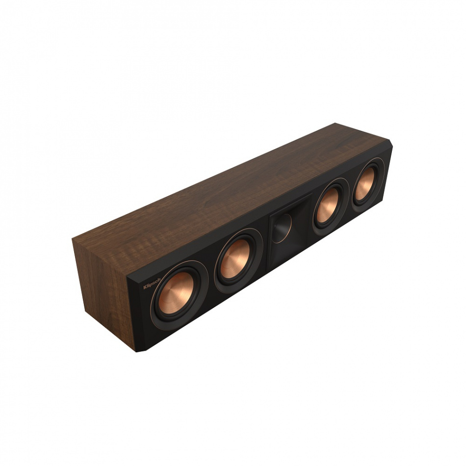 Klipsch RP-404C II hornladdad centerhögtalare, valnöt