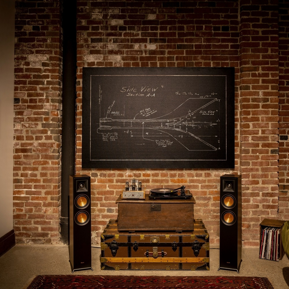 Klipsch RP-5000F golvhögtalare, svart par
