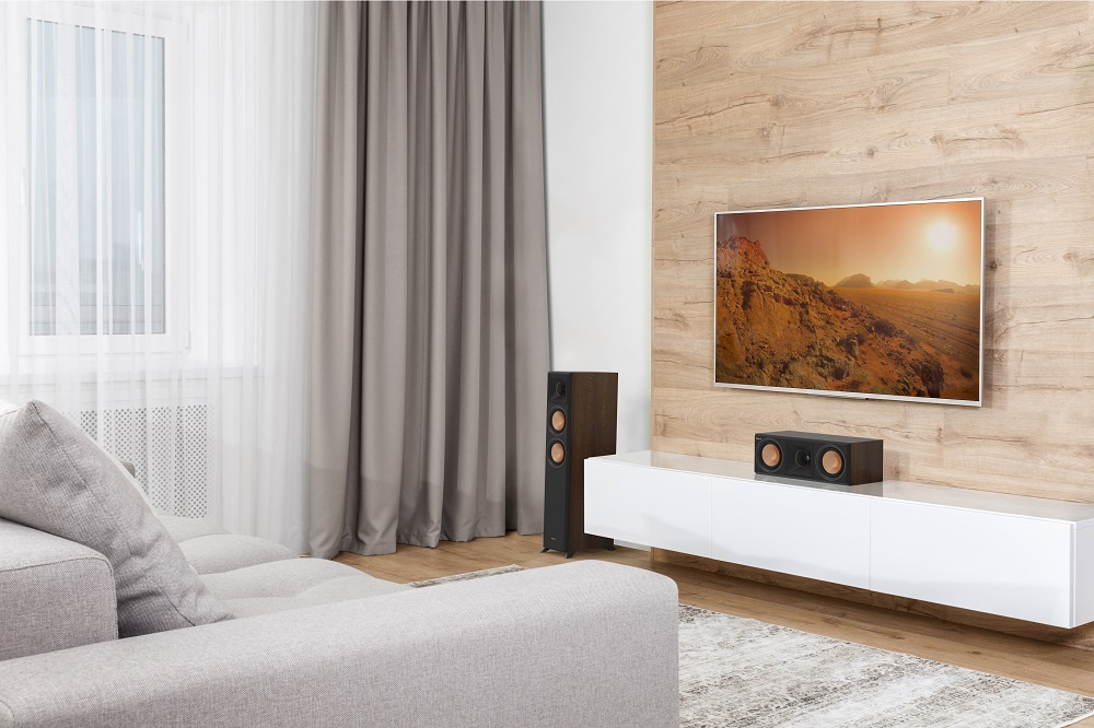 Klipsch RP-5000F II hornladdade golvhögtalare, valnöt par