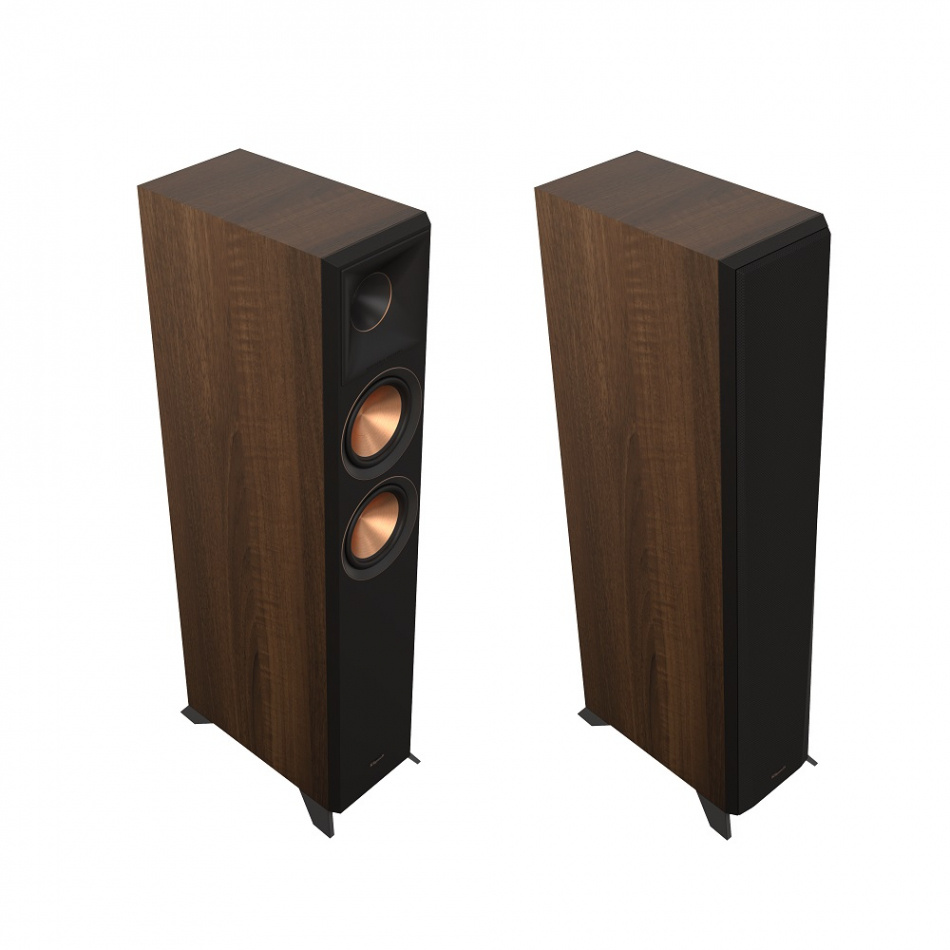 Klipsch RP-5000F II hornladdade golvhögtalare, valnöt par
