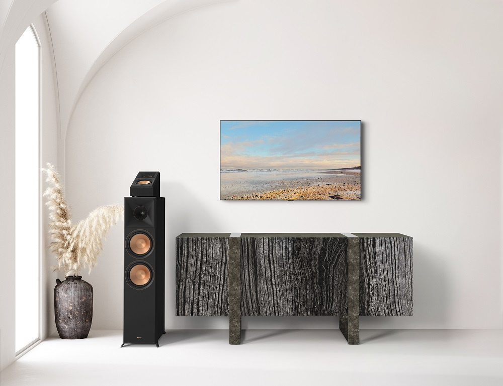 Klipsch RP-500SA II hornladdade Dolby Atmos-högtalare, svart par