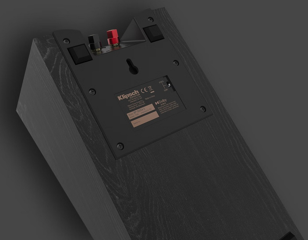 Klipsch RP-500SA II hornladdade Dolby Atmos-högtalare, svart par