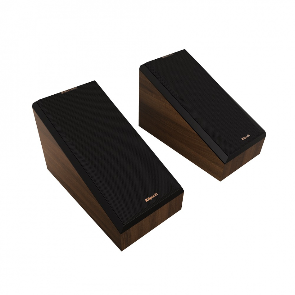Klipsch RP-500SA II hornladdade Dolby Atmos-högtalare, valnöt par