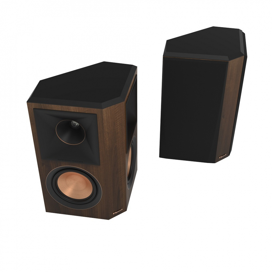 Klipsch RP-502S II hornladdade surroundhögtalare, valnöt par