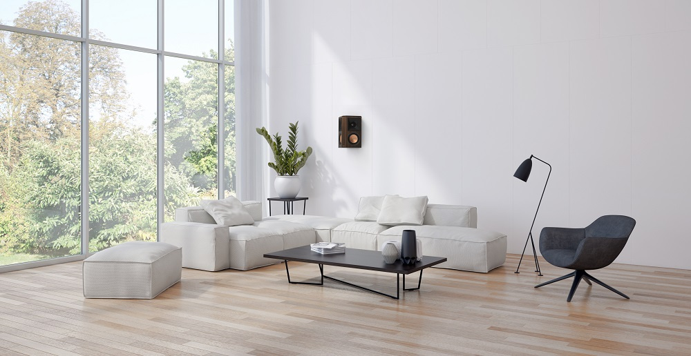 Klipsch RP-502S II hornladdade surroundhögtalare, valnöt par