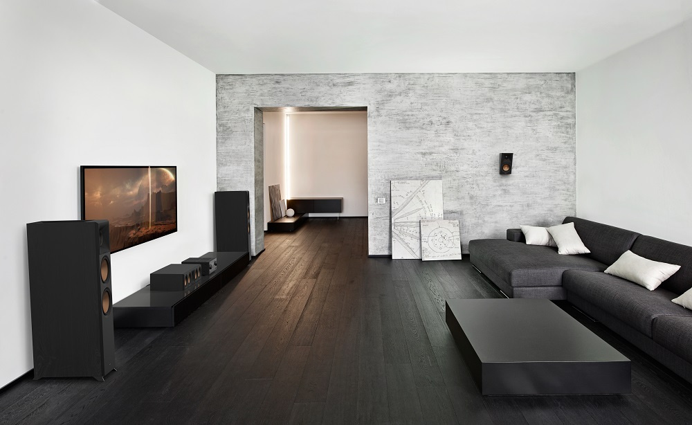 Klipsch RP-504C II hornladdad centerhögtalare, svart