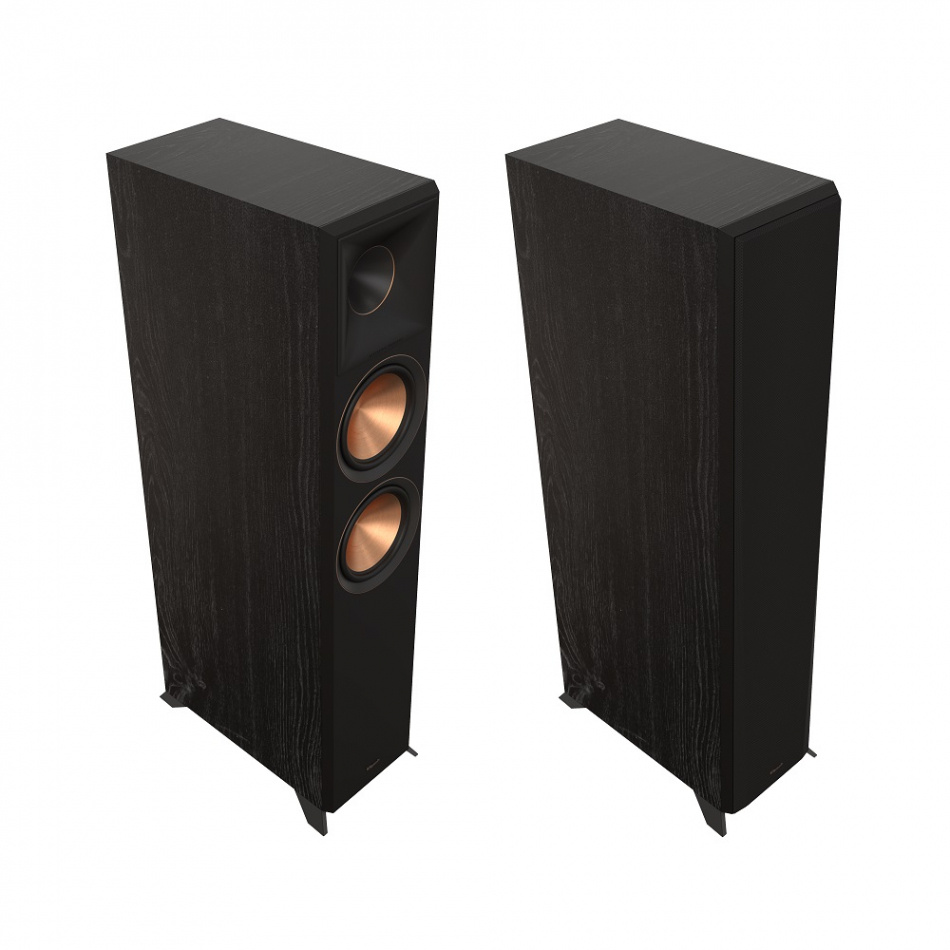 Klipsch RP-6000F II hornladdade golvhögtalare, svart par