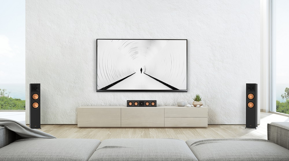 Klipsch RP-6000F II hornladdade golvhögtalare, svart par