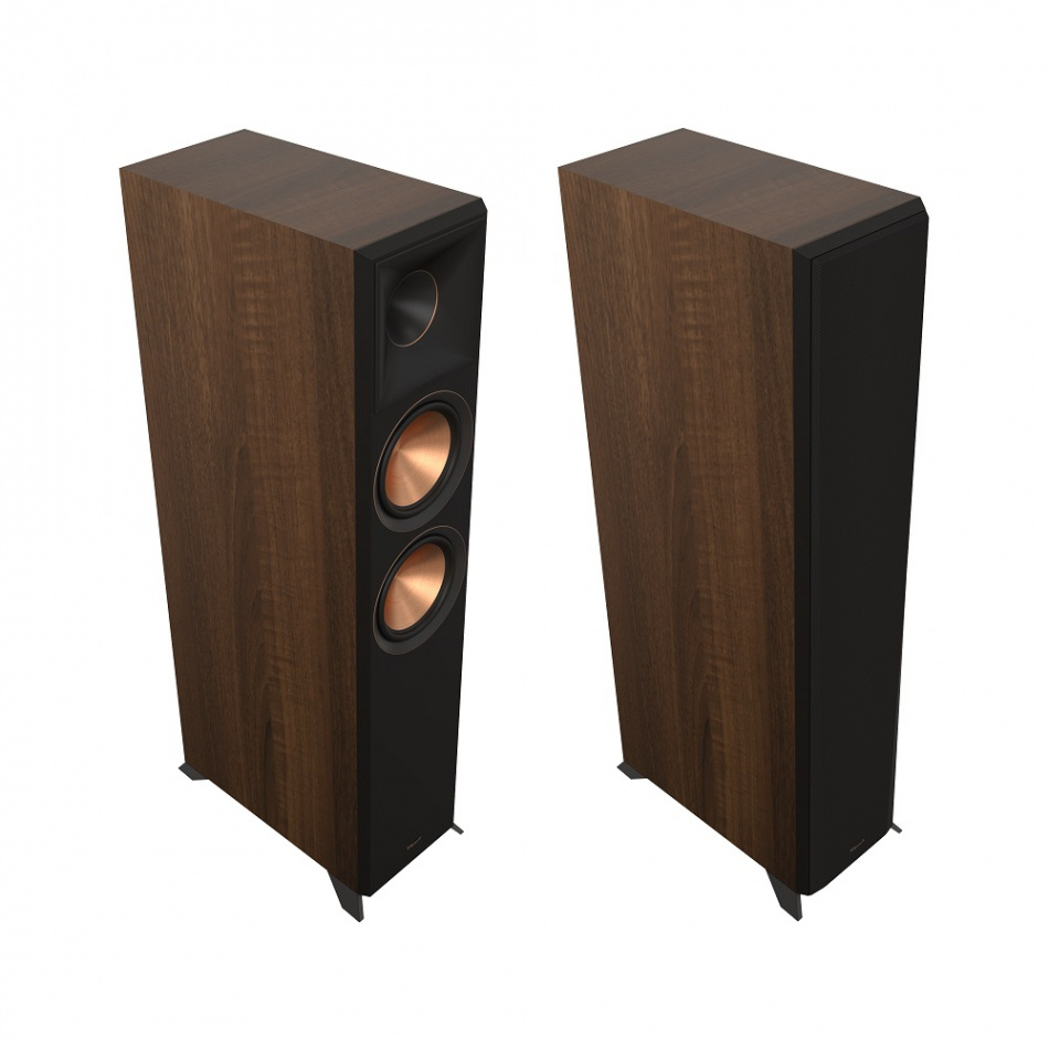 Klipsch RP-6000F II hornladdade golvhögtalare, valnöt par
