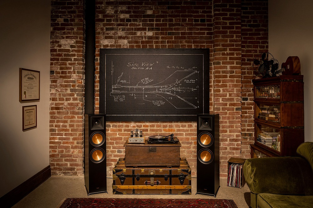 Klipsch RP-8000F golvhögtalare, svart par