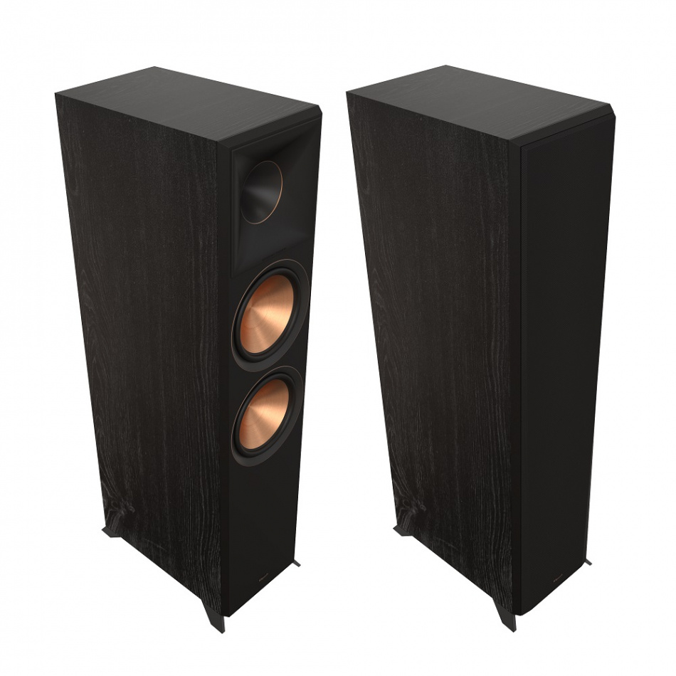 Klipsch RP-8000F II hornladdade golvhögtalare, svart par