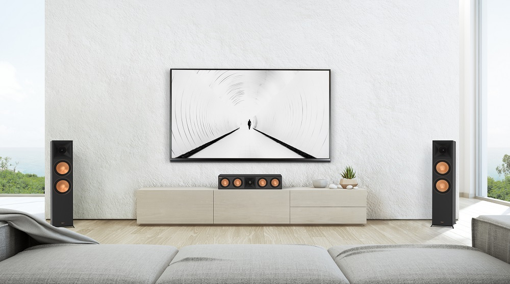 Klipsch RP-8000F II hornladdade golvhögtalare, svart par