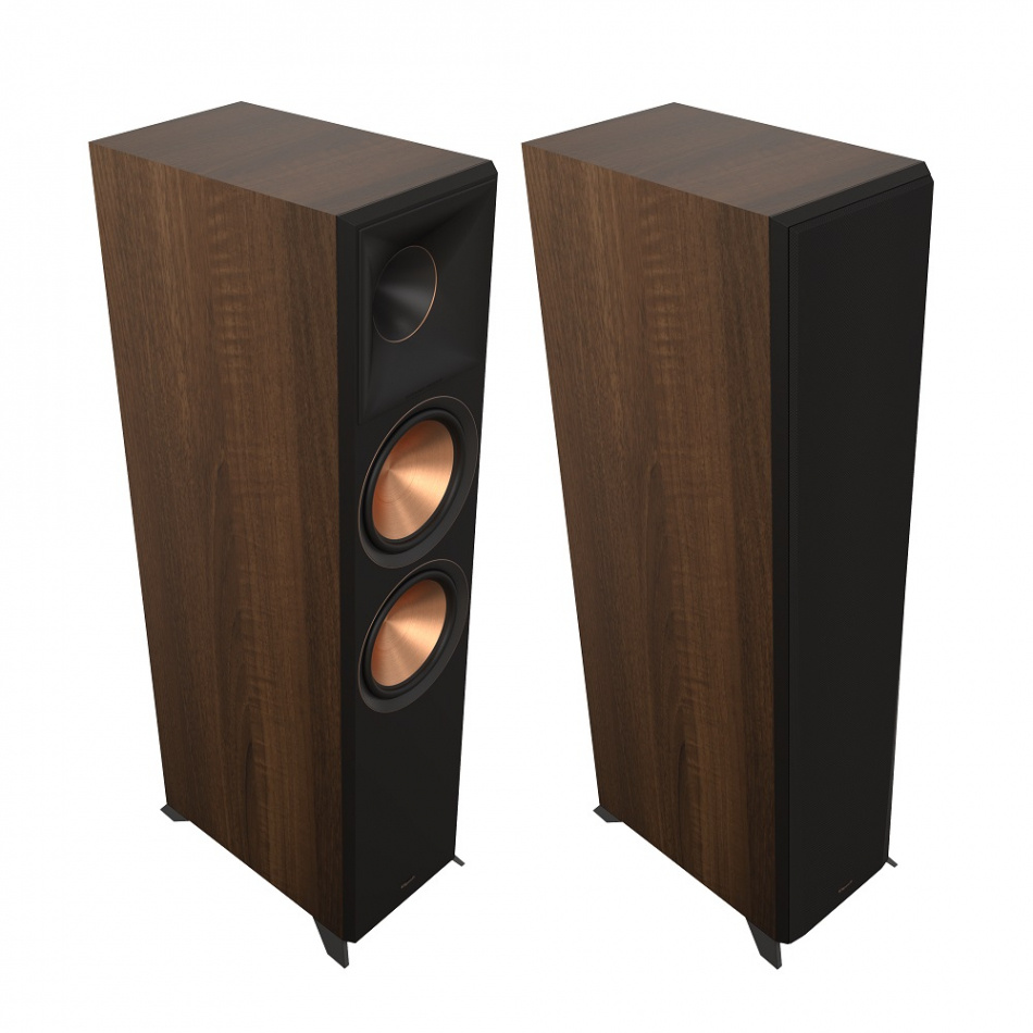 Klipsch RP-8000F II hornladdade golvhögtalare, valnöt par