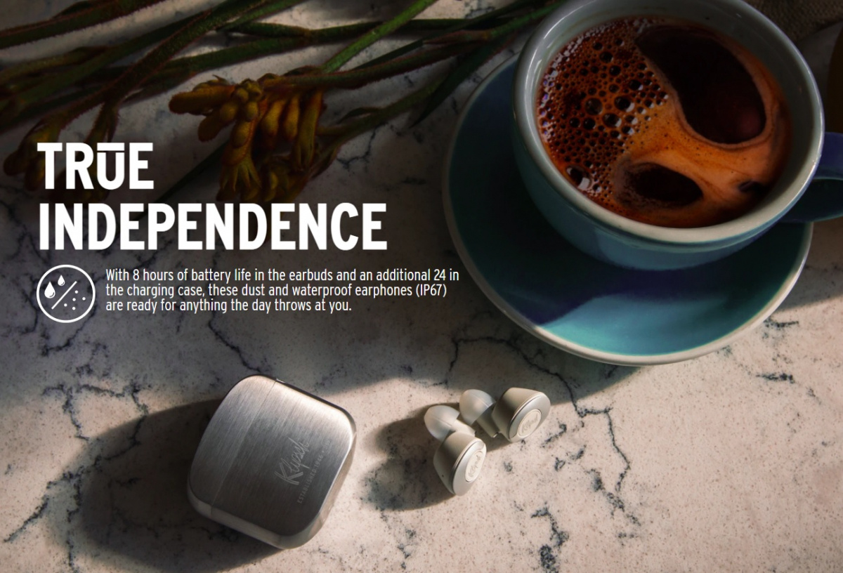 Klipsch T5 II True Wireless in-ear hörlurar, gunmetal