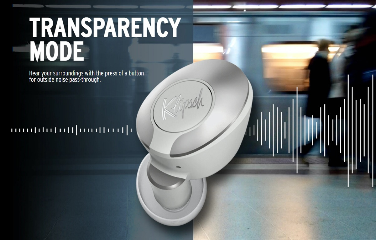 Klipsch T5 II True Wireless in-ear hörlurar, Silver